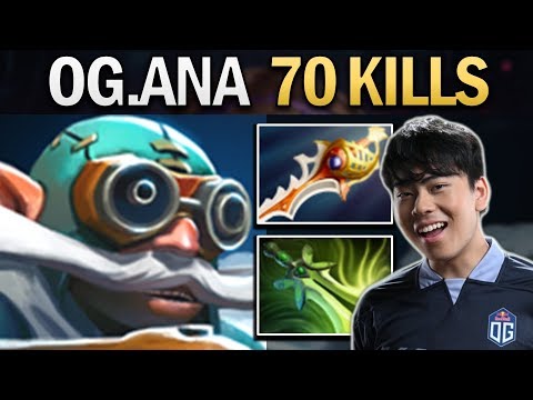 THE GAME THAT OG.ANA HAD 70 KILLS WITH GYROCOPTER - DOTA 2 PRO GAMEPLAY