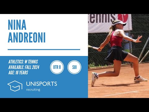 Nina Andreoni - College Tennis Recruiting Fall 2024