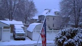 preview picture of video 'Evening snow in West Bridgewater, PA'
