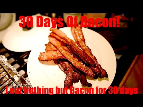 Day 1 of Bacon for 30 Days  || Bacon Diet Vlog - My Bacon Experiment