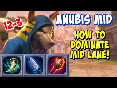 ANUBIS MID GAMEPLAY SMITE SEASON 9 - DOMINATE LANE WITH EASE!