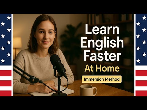 Learn English at Home Without Traveling | Create Your Immersion Bubble | Slow Podcast for Beginners