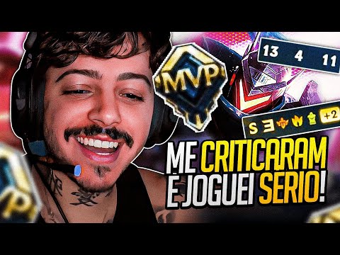 FALARAM MAL DE MIM EU TIVE QUE JOGAR SÉRIO! WILD RIFT
