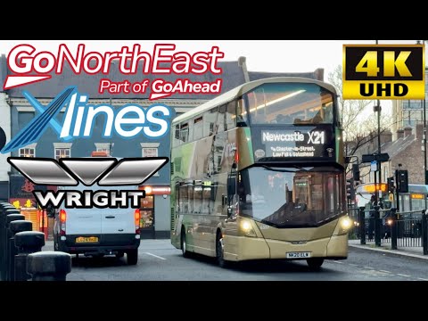 [Go North East Bus Xlines: X21 West Auckland to Newcastle, Spennymoor, Durham & Chester] Streetdeck