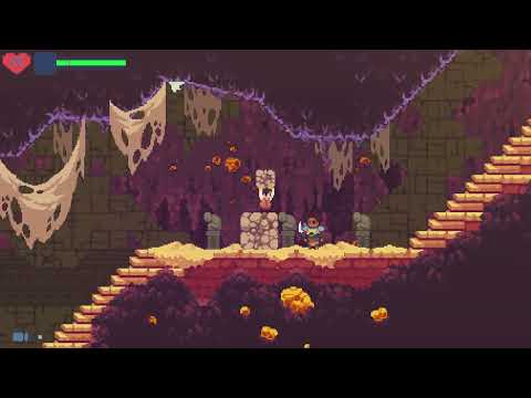 Slide Glitch on Breakable Blocks, Sand Drifts Access - Phoenotopia Awakening