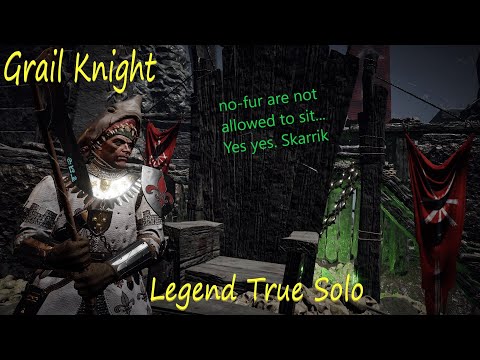 Into the Nest - Grail Knight - Legend True solo - Glaive/Spear Shield - Warhammer Vermintide 2