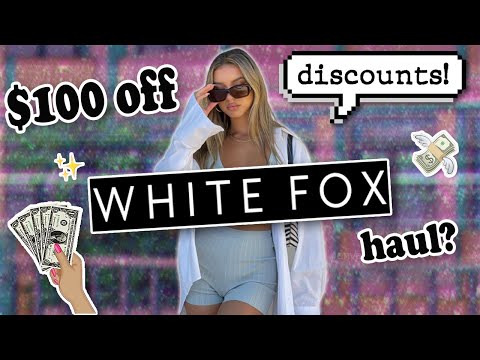 new white fox boutique discount code + haul