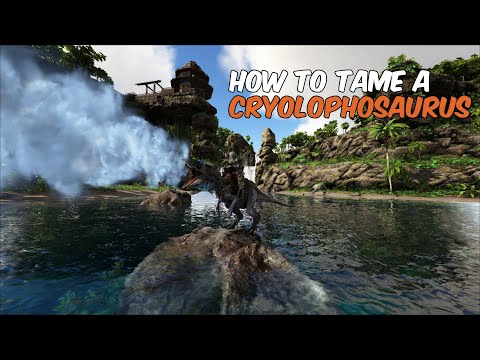 How To Tame a Cryolophosaurus in ARK Survival Evolved 2024 #cryolophosaurus #ark #arksurvivalevolved