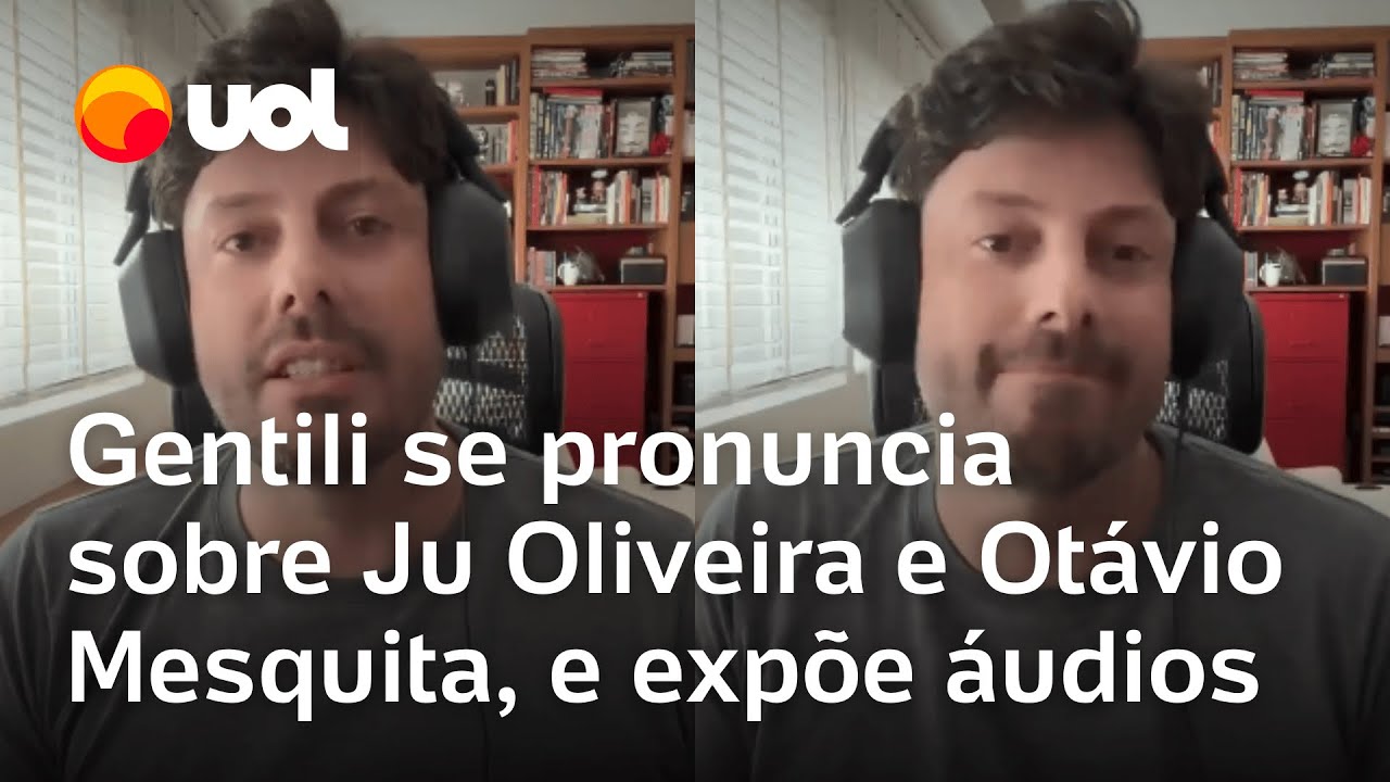Danilo Gentili chama Otávio Mesquita de desleal e diz que blindou Juliana Oliveira no SBT; vídeo