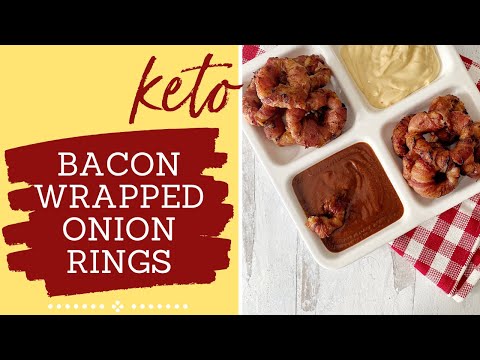 🥓 How to make delicious and easy Bacon Wrapped Onion Rings!
