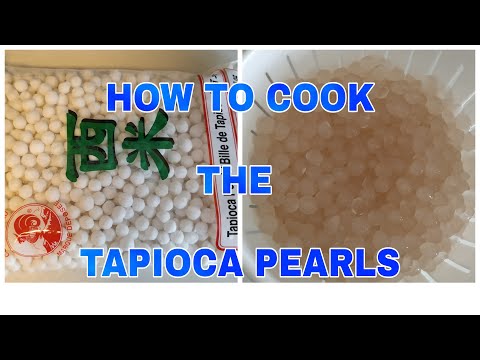 HOW TO COOK TAPIOCA PEARLS