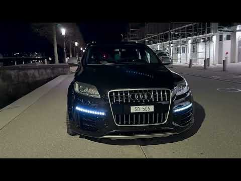 Audi Q7 V12 6.0 TDI Black with Segment 21" Wheels Chrome