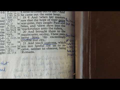 Acts 16:21. Not Lawful For Us