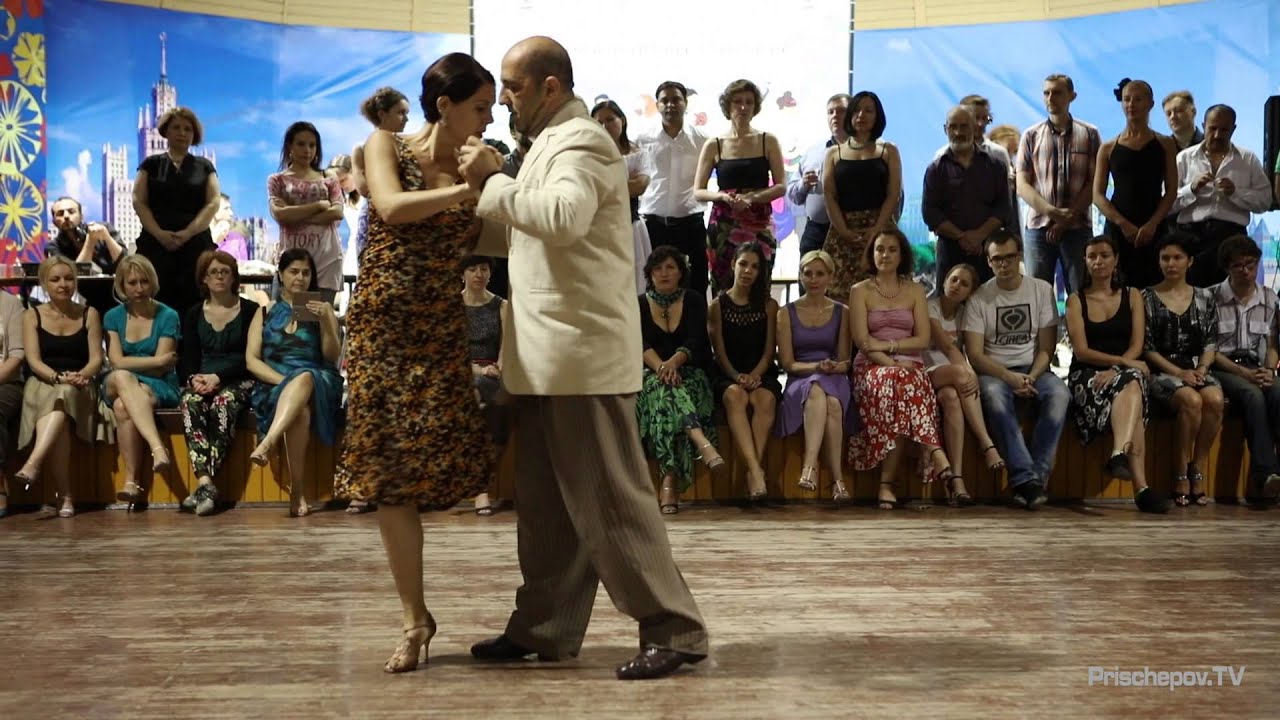 Simon Marcelo Tebele & Irina Miroshnichenko, 3-3, Moscow, Russia, Milonga in Garden 8.08.2015