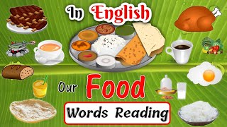 Our foods name in english with spelling | learn foods name for Kids | foods pictures