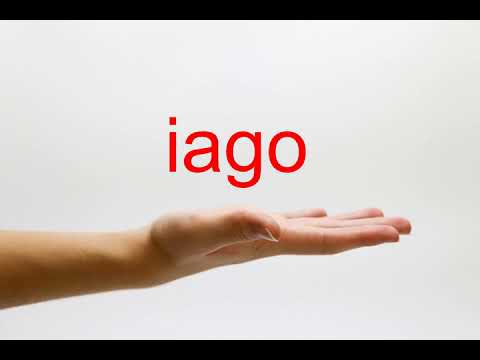 How to Pronounce iago - American English