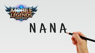 Download lagu Menggambar NANA hero mobile legends dari kata NANA | dari kertas bekas mp3