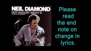 &quot;I Dreamed A Dream&quot; (from Les Miserables)-Neil Diamond (Hot August Night, 1987)