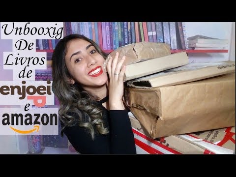 ?SUPER UNBOXING | ENJOEI & AMAZON | ? Livros Baratos | Leticia Ferfer | Livro Livro Meu
