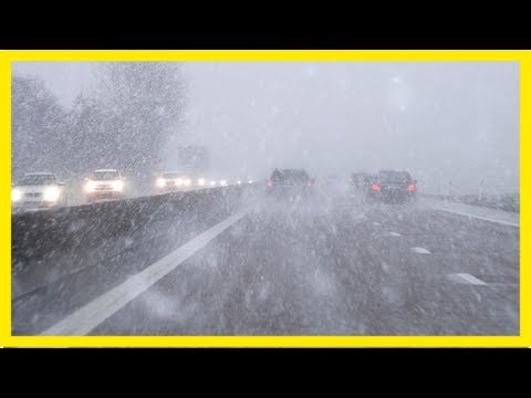 Hårda vindar och snö i syd- och västsverige