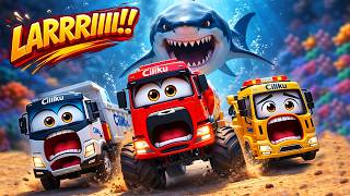 Download lagu Ada Hiu Pemangsa, Lari! 😧🦈 - Ayo Ikut Truk Melihat Keindahan Bawah Laut🪸🐬| Lagu Edukatif Mobil Truk🚚 mp3
