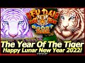 Year of the Tiger!  Happy Lunar New Year 2022!  Playing Tiger Themed Slot Machines at Yaamava Casino