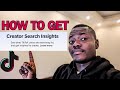 How To Get Creator Search Insights On Tiktok