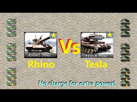 Rhino vs Tesla - Red Alert 2