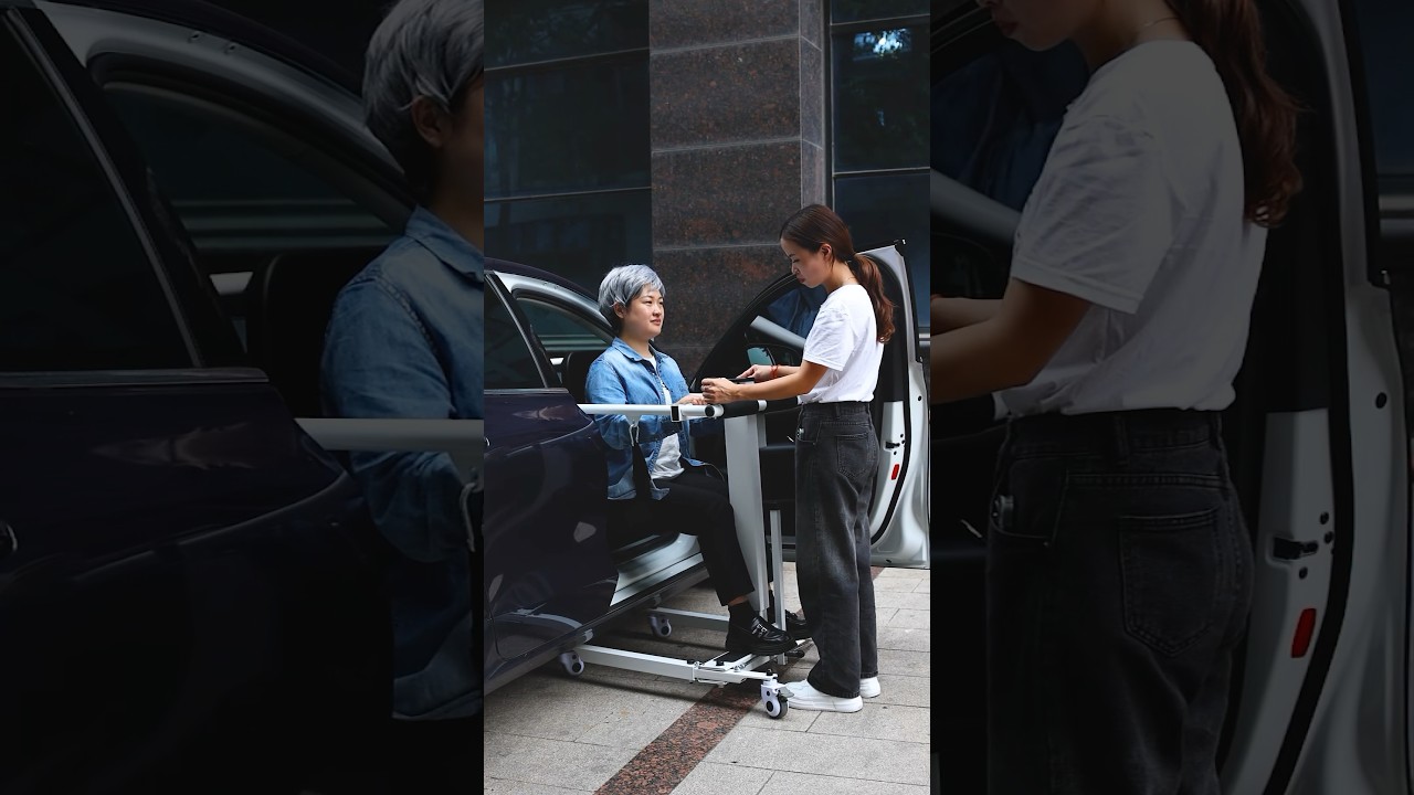 Electric Patient Lift Transfer Chair, Transport Device for Elderly Home Use, Disability Aid Product for Adults, Caregiver Supplies