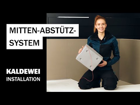 Mittenabstützsystem MAS | KALDEWEI Zubehör einfach erklärt