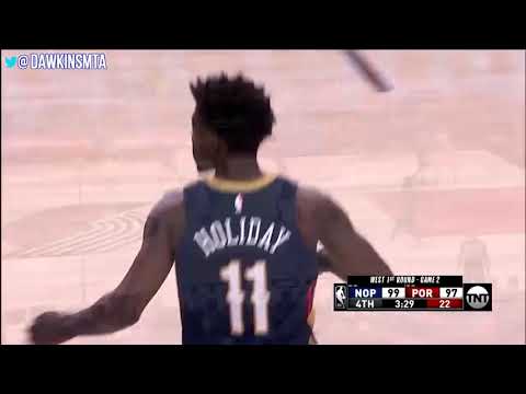 Jrue Holiday Full Highlights WCR1 Game 2 NO Pelicans vs Blazers 33 9! | FreeDawkins