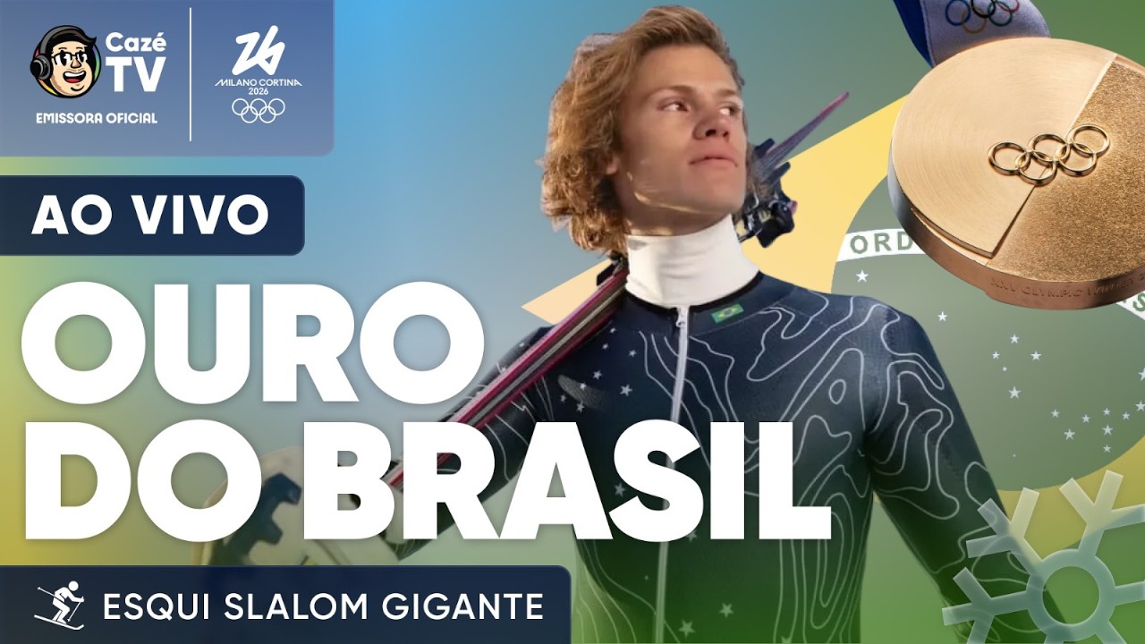 AO VIVO: BRASIL EM BUSCA DO OURO COM LUCAS BRAATHEN NA FINAL DO ESQUI | OLIMPÍADAS DE INVERNO 2026