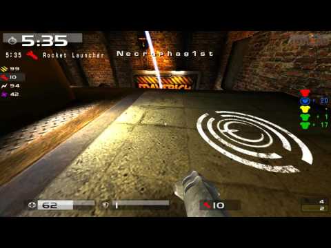 Quake Live: Necrophag1st (pov) vs cha0ticz - Cure
