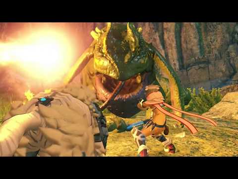 A Ripple in the Ether . We found Nia & Dromarch . Cutscene . Xenoblade Chronicles 2 .