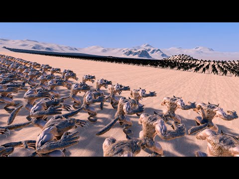 10.000 WOLVES vs 1000 WEREWOLVES | Ultimate Epic Battle Simulator