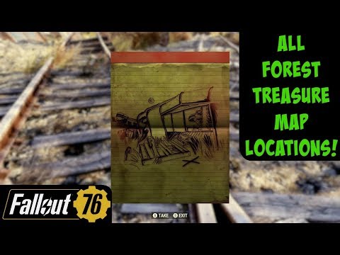 Fallout 76: All Forest Treasure Map Locations!