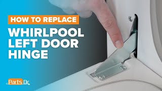 How to Replace Left Door Hinge (part # WP8066057) on Your Whirlpool Maytag Amana Dryer