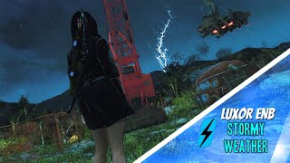 Fallout 4 - MODDED GAMEPLAY - Luxor ENB Test II -NAC Weather-