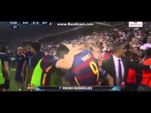 Pedro Rodriguez Great Goal vs Sevilla 11 08 2015