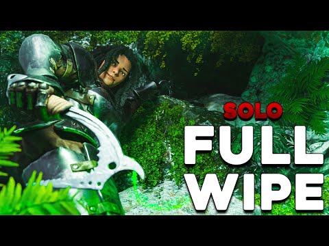 Solo ARK But I Take An Unraidable Tree Rathole!