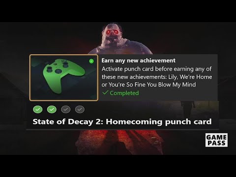 State of Decay 2: Homecoming punch card