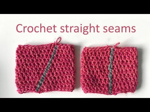 How to crochet straight seams when working in joined rounds