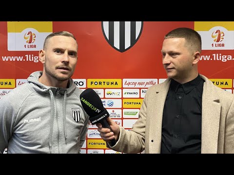 2021-12-05 Damian Chmiel przed meczem z Odrą Opole