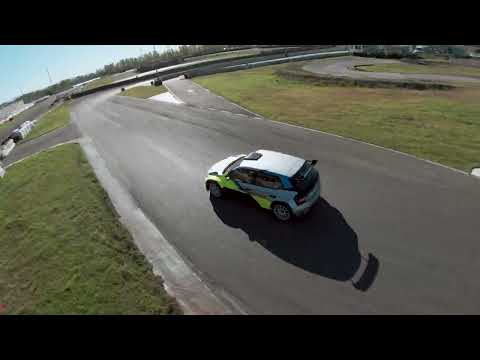 Giro di pista a Castelletto Di Branduzzo su una stupenda Skoda Fabia R5