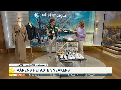 Vårens snyggaste sneakers: Färgstarkt och retro | Nyhetsmorgon | TV4 & TV4 Play