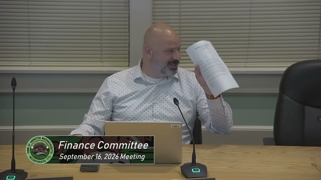 From the Finance Committee