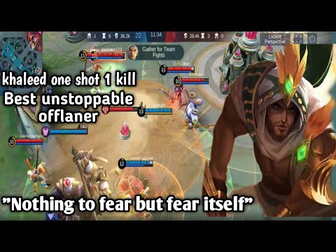 Khaleed 100% Deadly Damage🔥 Unstoppable Offlaner! By Speedo