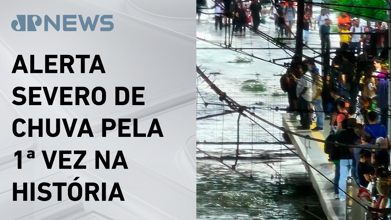 São Paulo fica embaixo d’água em duas horas de temporal