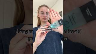 doing my makeup with the elf cosmetics power grip primer #elfcosmetics #grwm #shorts