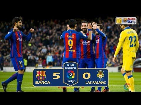 Barca 5-0 Las Palmas (Liga 2016-17)